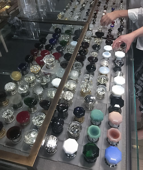 E R Butler Hardware Colorful Glass Door Knobs